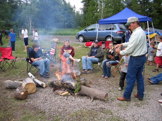 2006 family reunion in Yellowstone National Park